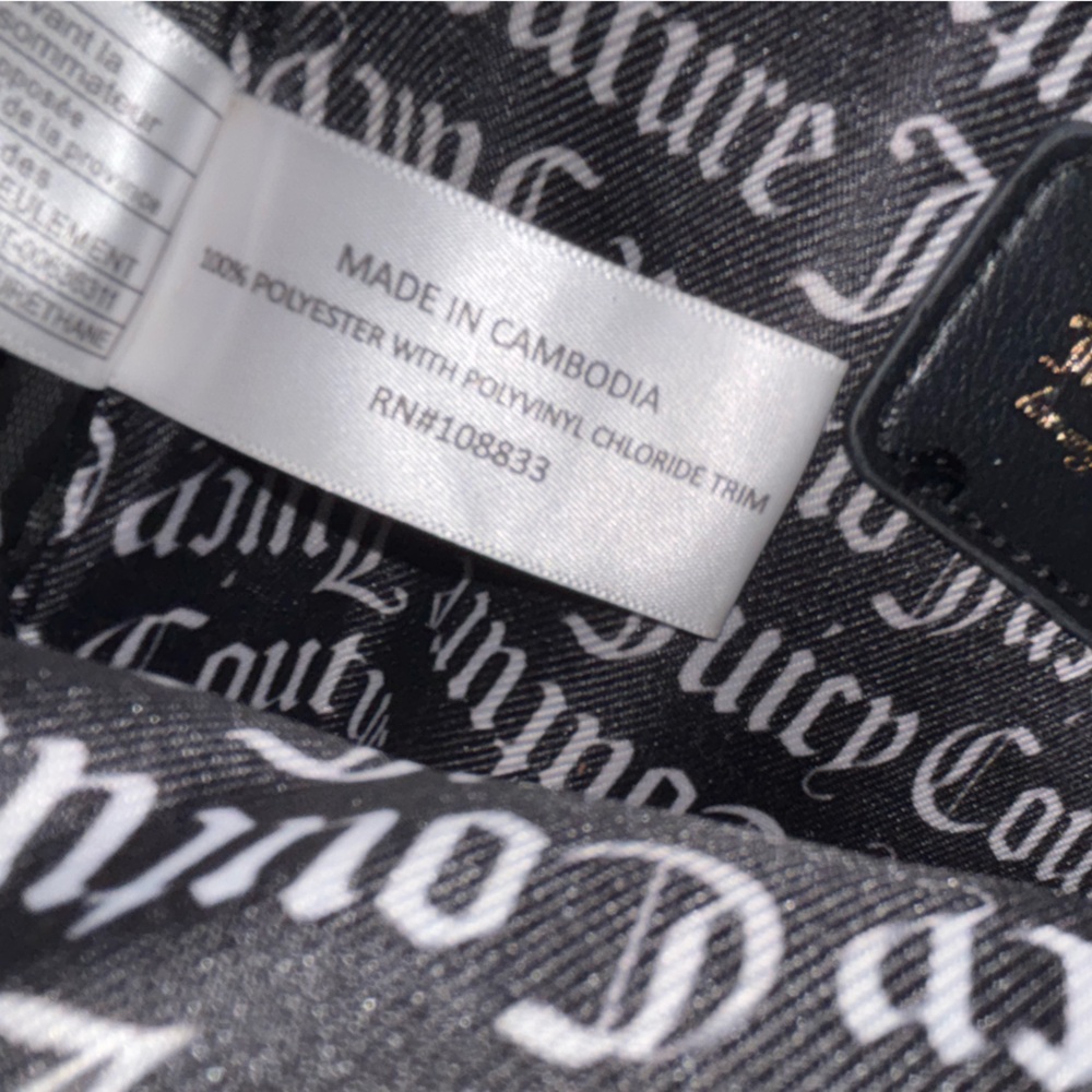 Juicy Couture Black Backpack with Gold Zipper - Picture 9 of 9